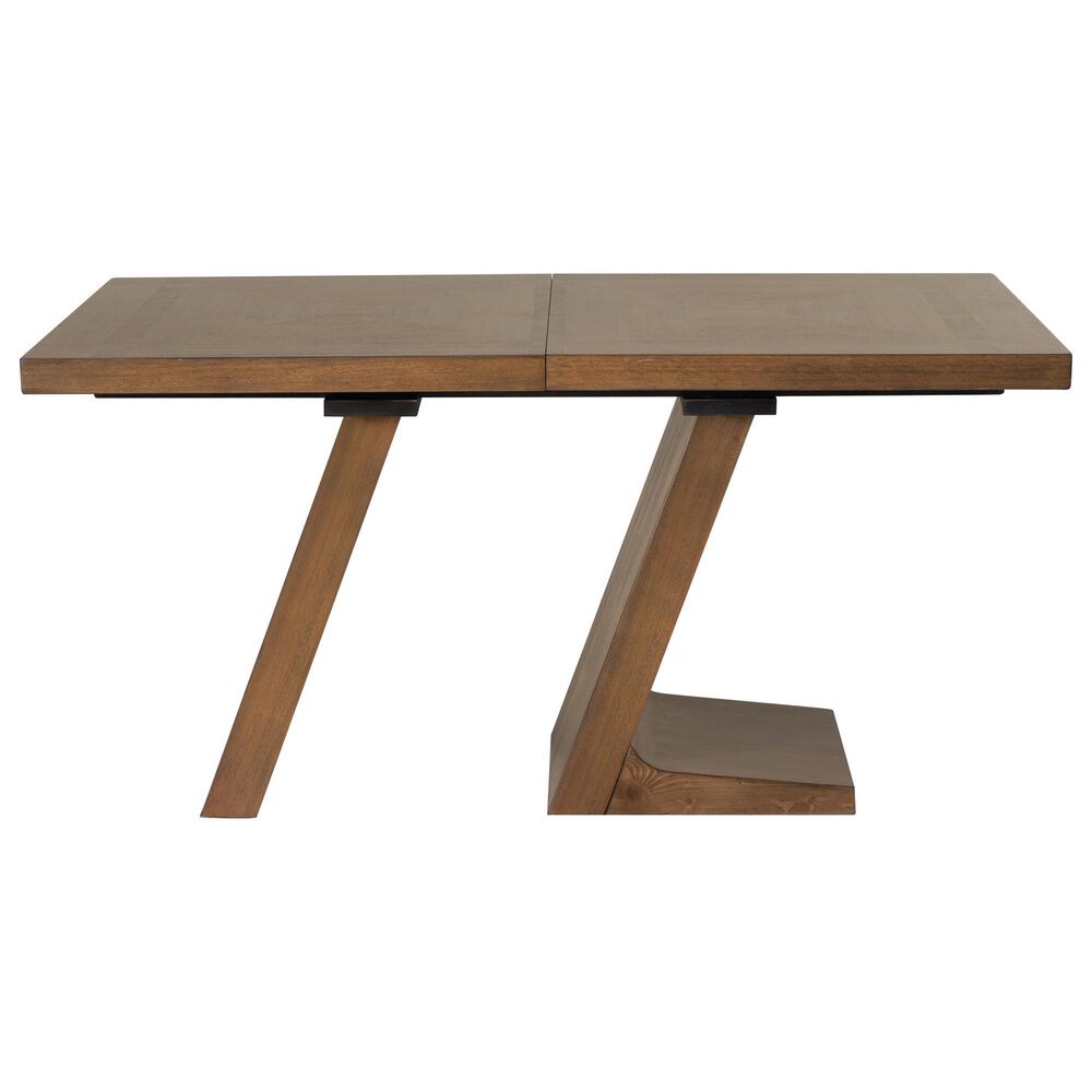 Linon Home Decor Callahan Dining Table with Leaf in Brown - Table Only, , large