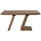 Linon Home Decor Callahan Dining Table with Leaf in Brown - Table Only, , large