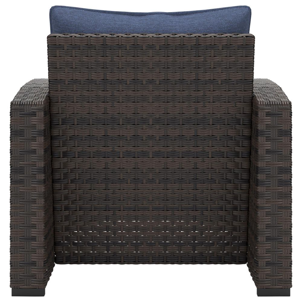 Ashley Windglow Patio Lounge Chair in Brown, , large