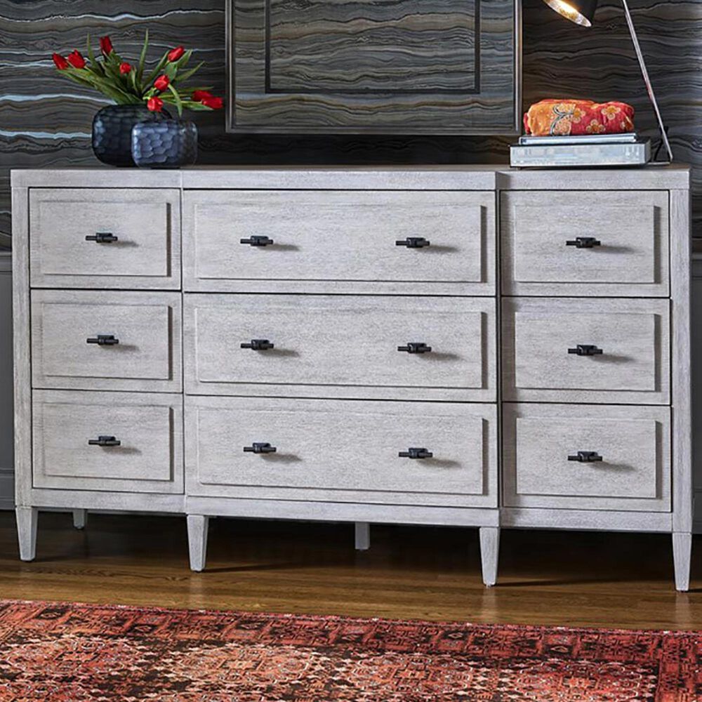 Furniture Worldwide Midtown 9 Drawer Dresser in Flannel, , large