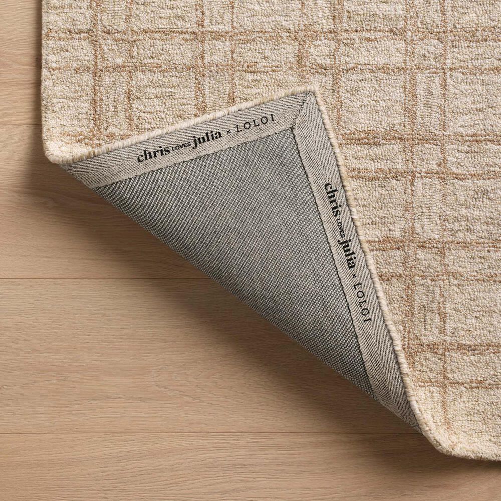 Chris Loves Julia x Loloi Polly 2&#39; x 5&#39; Khaki and Sand Runner, , large