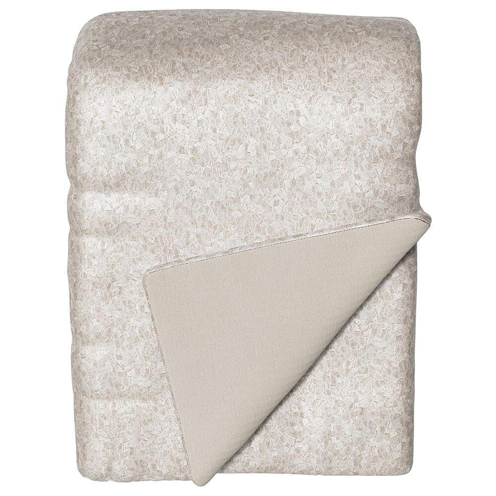 Ann Gish Diamond Dust 96" x 50" Throw in Pearl, , large