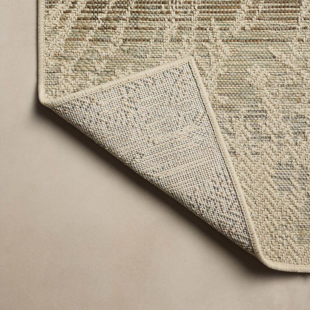 Loloi Saylor Ivory and Stone 2'3" x 3'9" Indoor/Outdoor Area Rug, , large