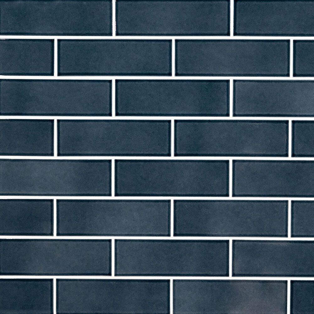 MS International Highland Park Bay Blue 4" x 12" Ceramic Tile, , large