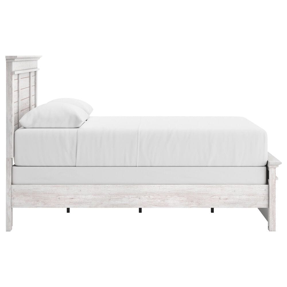 Ashley Makidern Queen Panel Bed in Whitewash, , large