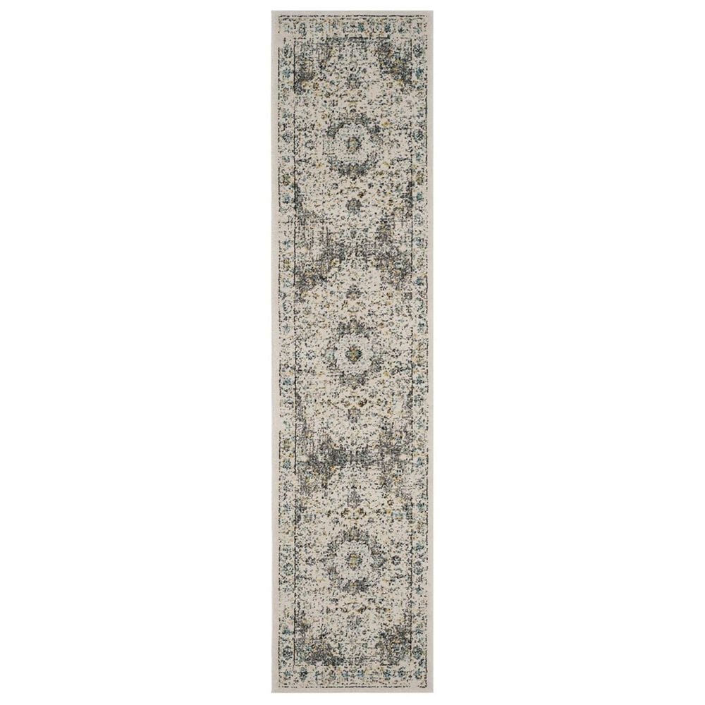 Safavieh Evoke EVK220B-211 2"2" x 11" Grey/Gold Runner, , large
