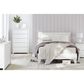 Ashley Hallityn Full Panel Platform Bed in Matte White, , large