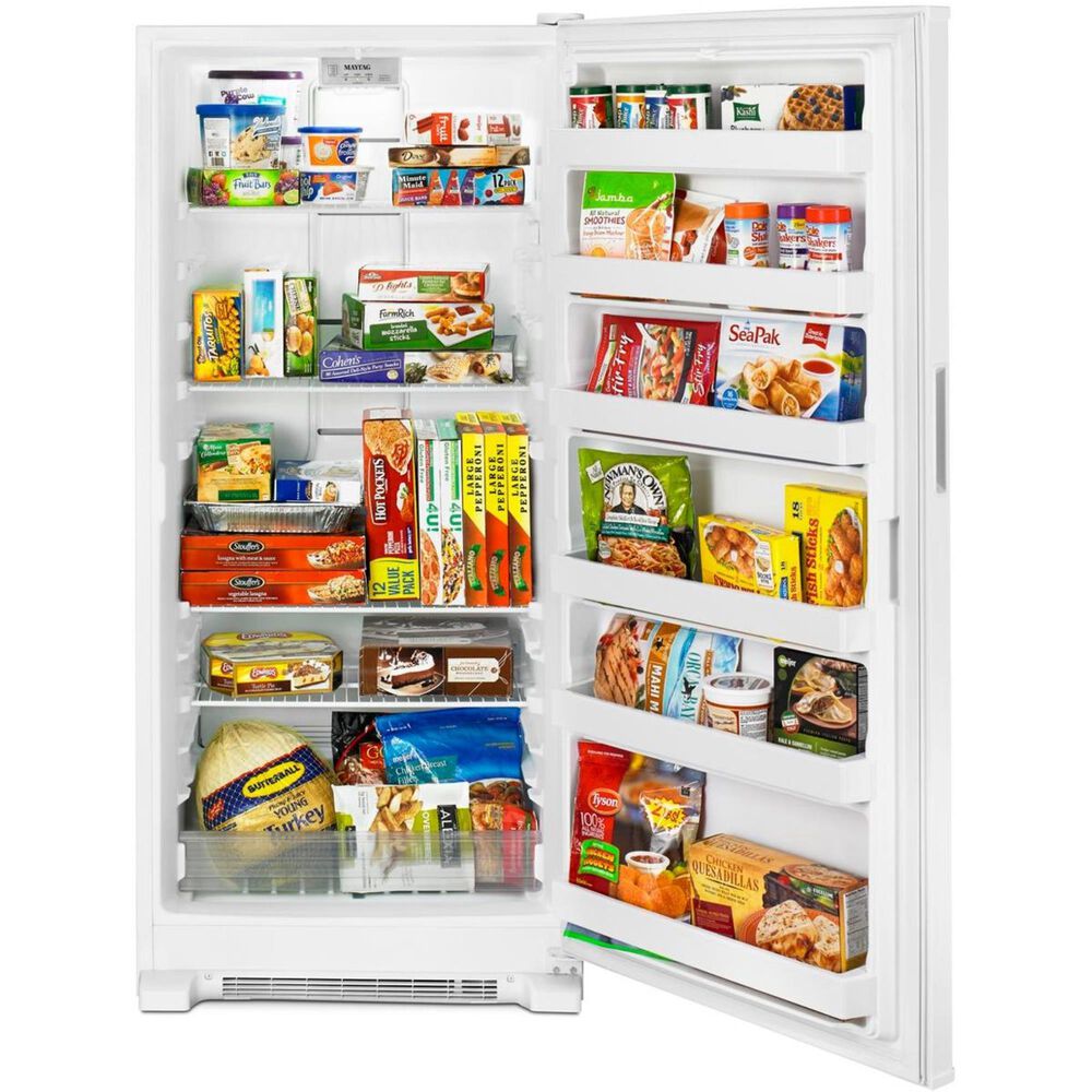 Maytag 18 Cu. Ft. Frost Free Upright Freezer with LED Lighting, , large