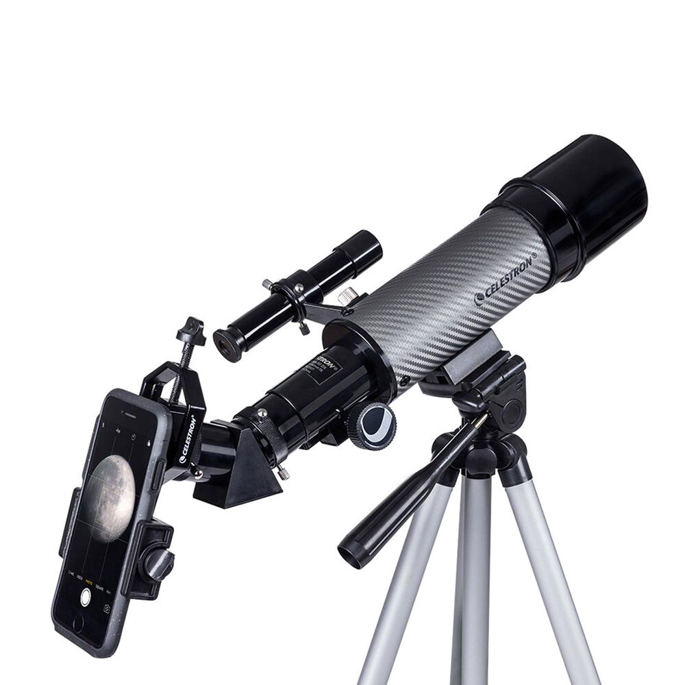 Celestron Travel Scope 60 DX Portable Telescope with Smartphone Adapter, , large