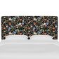 Skyline Furniture Elly California King Headboard in Peacock Blue and White, , large
