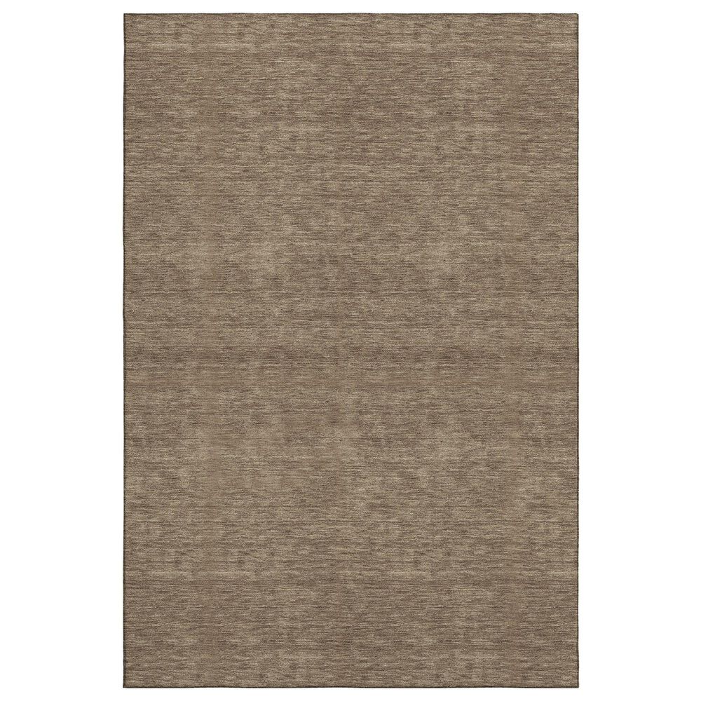 Dalyn Rug Company Soft Essentials Solid Mocha 5" x 7"6" Area Rug, , large