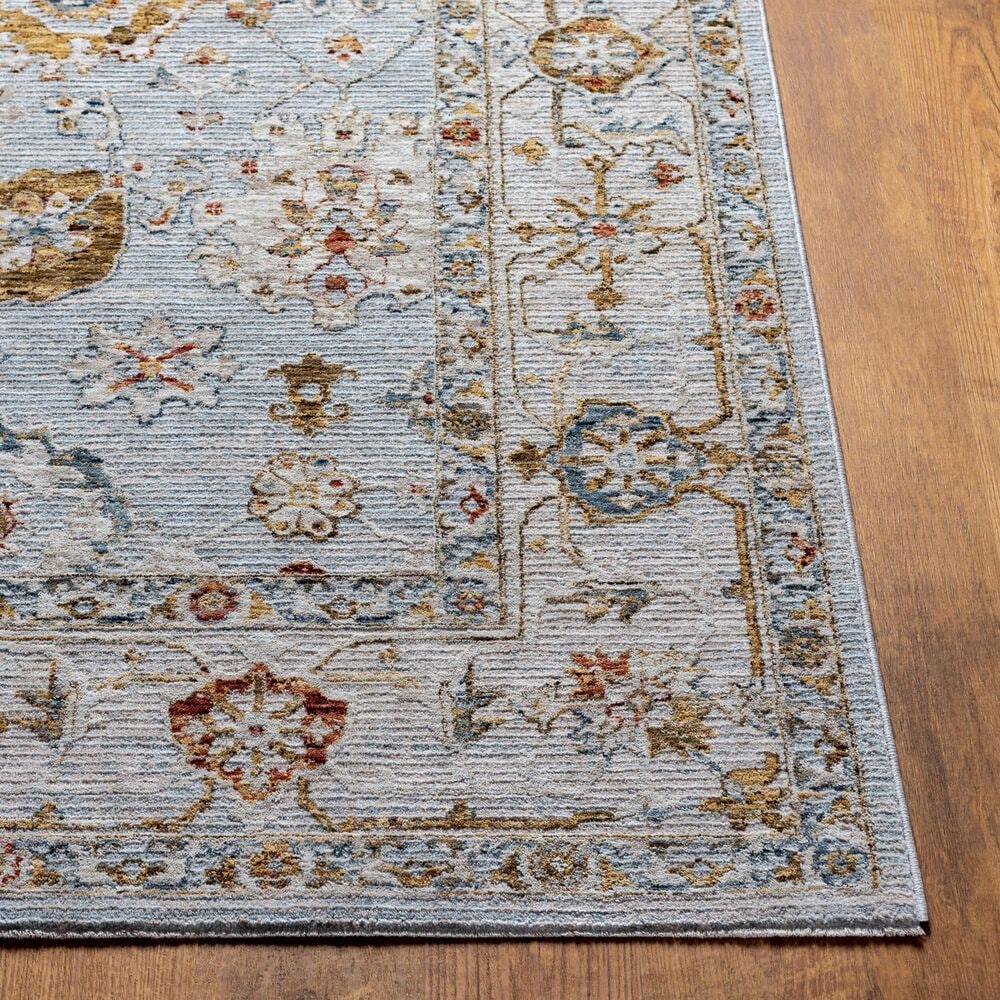 Surya Reina REN-2306 Light Gray, Cream, Denim, Rust, Mustard and Olive 10&#39; x 13&#39;11&quot; Area Rug, , large