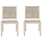 Hearth and Haven Cordoba Outdoor Dining Chair in Beige (Set of 2), , large