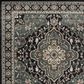 Safavieh Lyndhurst 6" x 9" Anthracite and Teal Area Rug, , large
