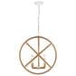 Golden Lighting Marina 4-Light Chandelier in Natural White, , large