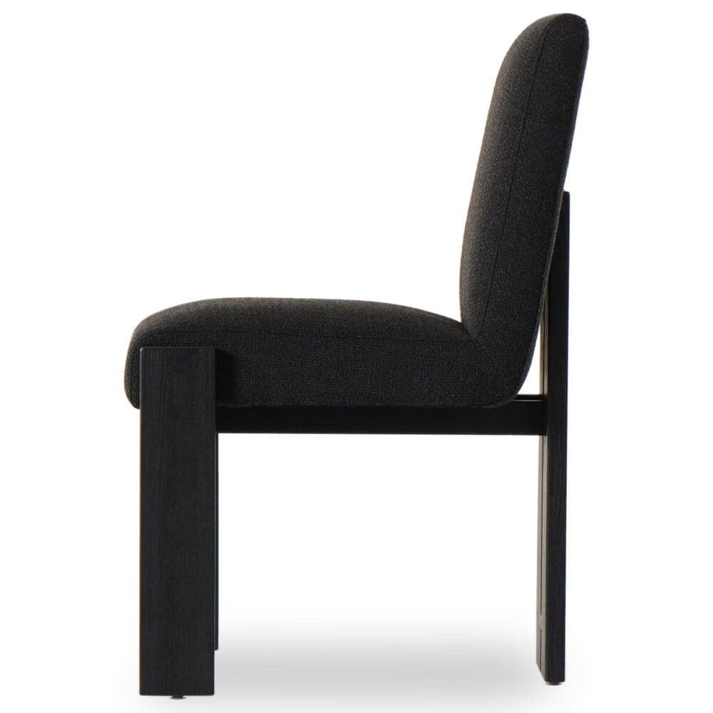 Four Hands Roxy Dining Side Chair in Brushed Ebony Oak, , large