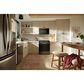 Whirlpool 30" Gas Smart Range in Black-on-Stainless Steel, , large