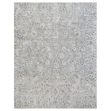 Surya Brunswick Light Gray, Charcoal, Cream, Dark Blue, Blue and Mustard 10" x 13"11" Area Rug, , large