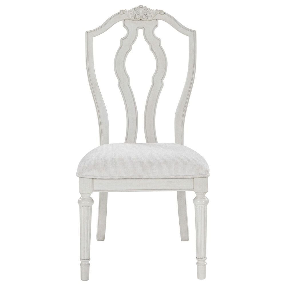 Ashley Montelaine 5-Piece Oval Dining Set in Antiqued White, , large