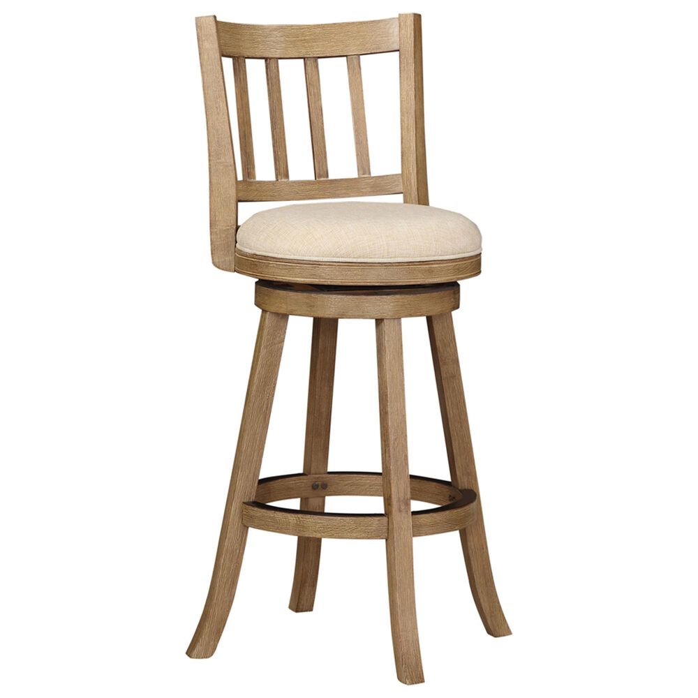 Boraam Industries Sheldon 29" Swivel Barstool in Driftwood, , large