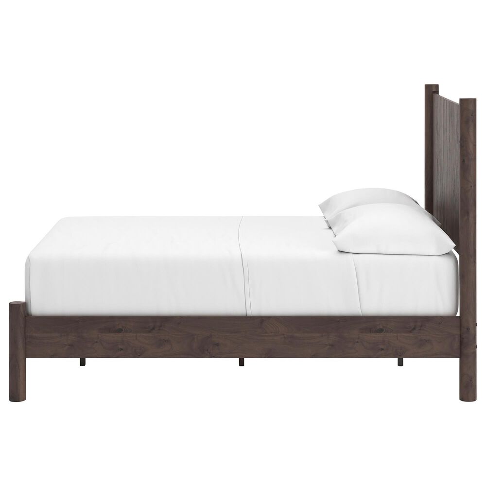 Ashley Pamytta Full Panel Platform Bed in Rich Brown, , large