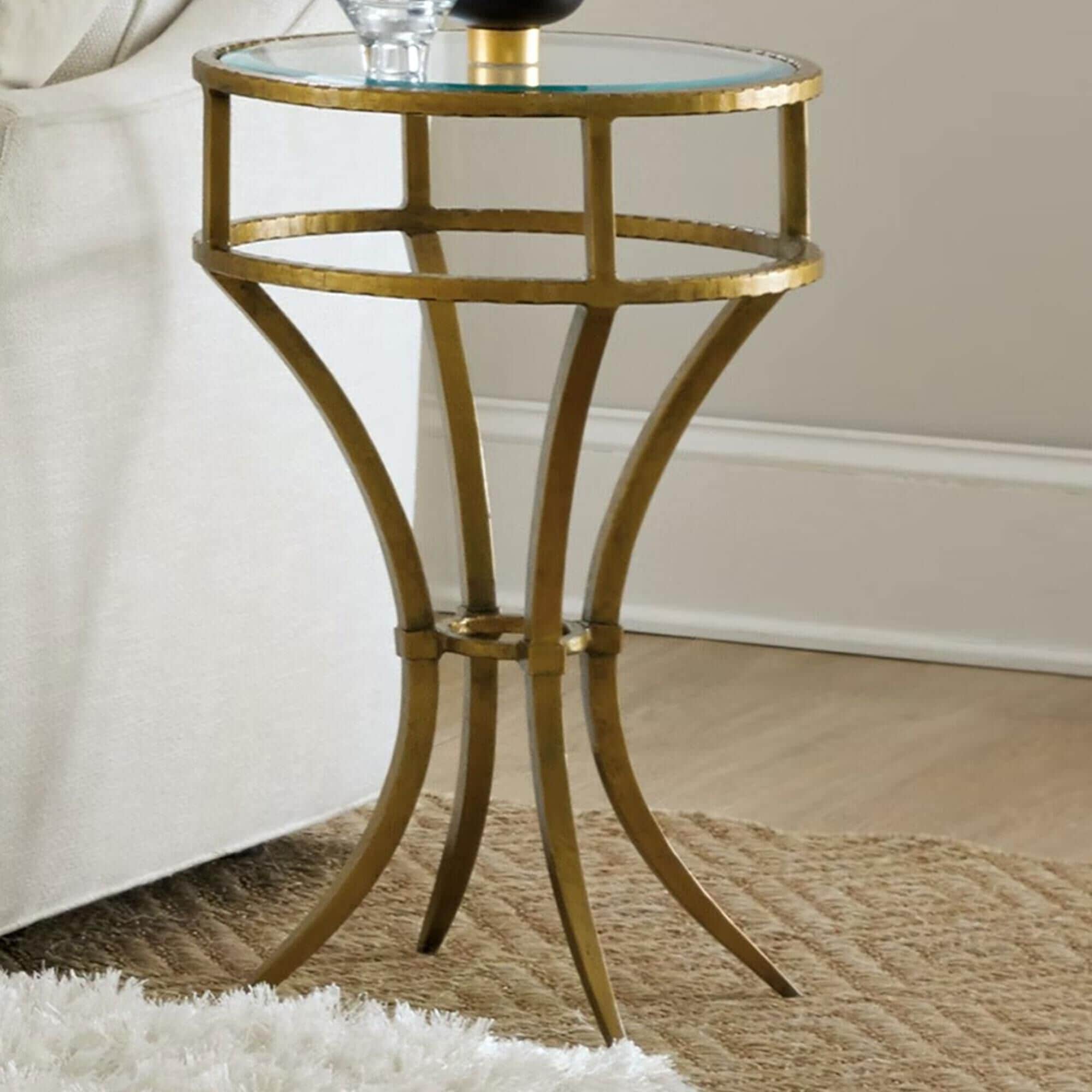 Hooker Furniture Laureng Martini Table in Gold NFM