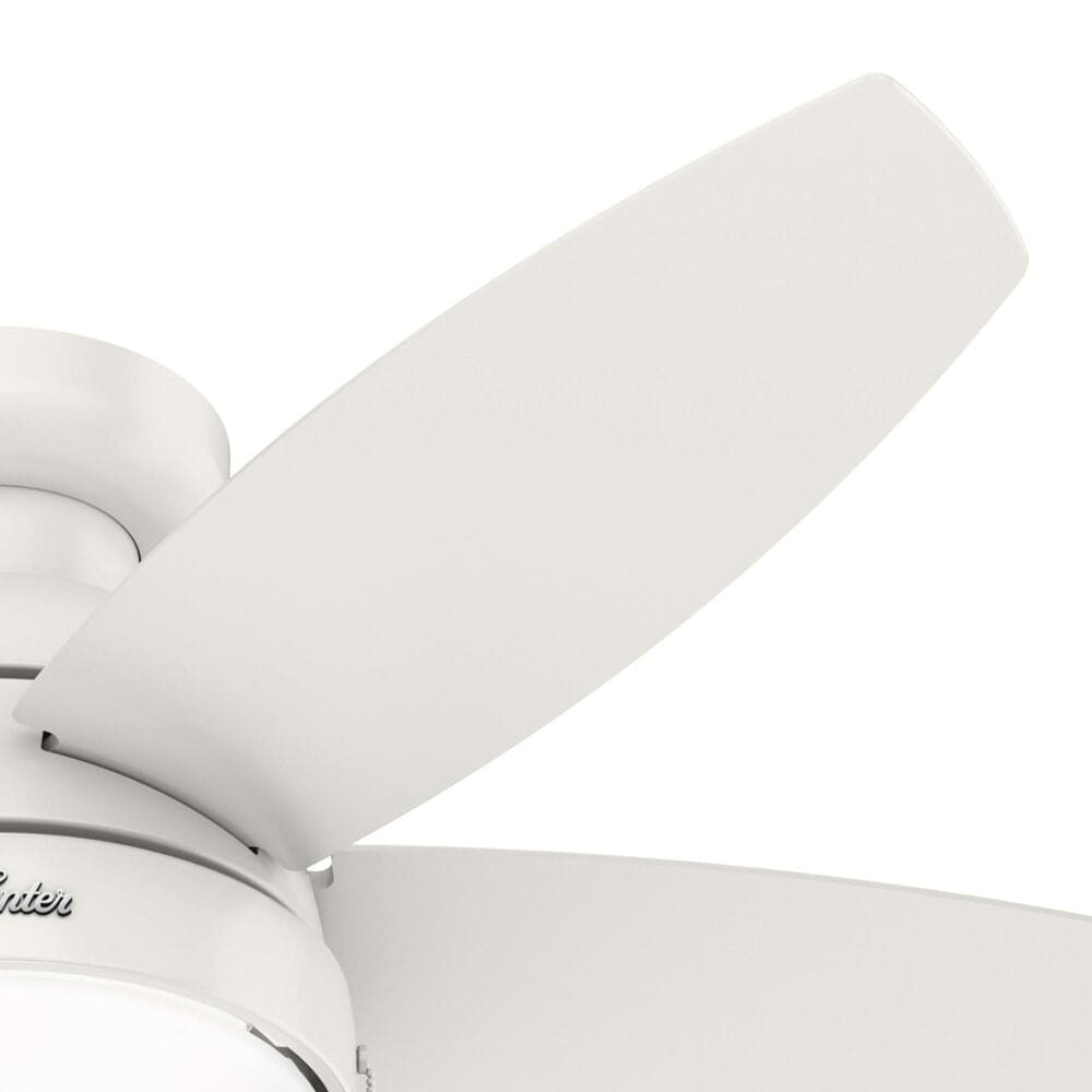 Hunter Lilliana 44&quot; Ceiling Fan with LED Lights in Fresh White, , large