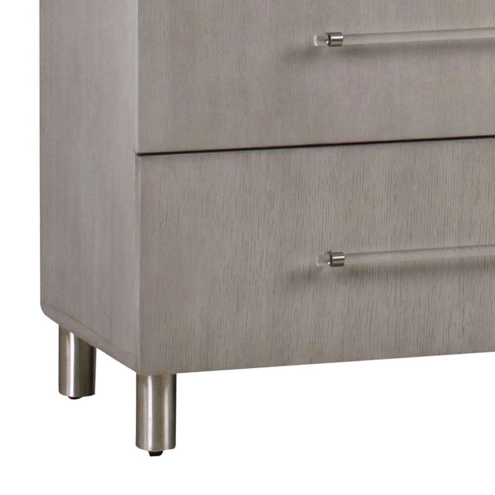Urban Home Argento 6-Drawer Dresser and Mirror in Misty Grey, , large