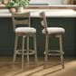 Armen Living Blair 26" Swivel Counter Height Stool in Putty Brown, , large