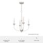 Hunter Southcrest 18" 4-Light Chandelier in Distressed White, , large
