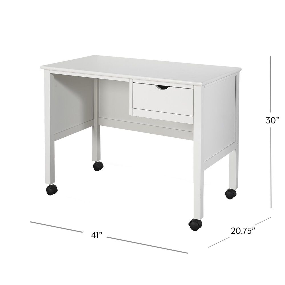 The Monday Company Student Desk in White, , large