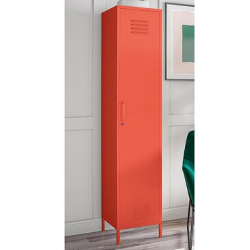 Novogratz Cache Locker Storage Cabinet in Orange, , large