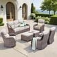 Sunwell Garden Patio Ottoman in Beige (Set of 2), , large