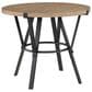 Steve Silver Co. Magnolia 42" Round Counter Height Table in Black and Sand - Table Only, , large