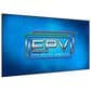 EPV Screens DarkStar UST 2 eFinity 123" Light Rejecting Fixed Frame Projection Screen in Black, , large