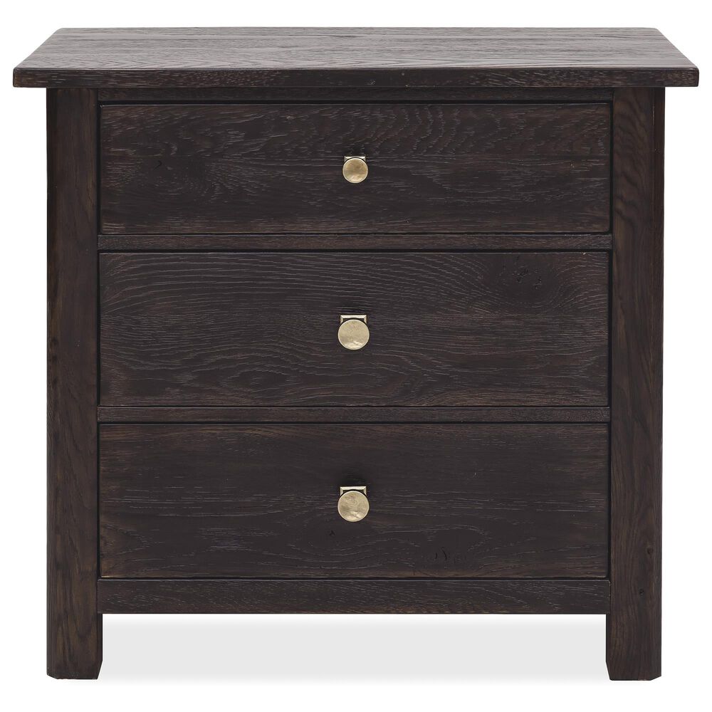 Hooker Furniture Driftwood 4-Piece King Panel Bedroom Set in Burnt Timber, , large