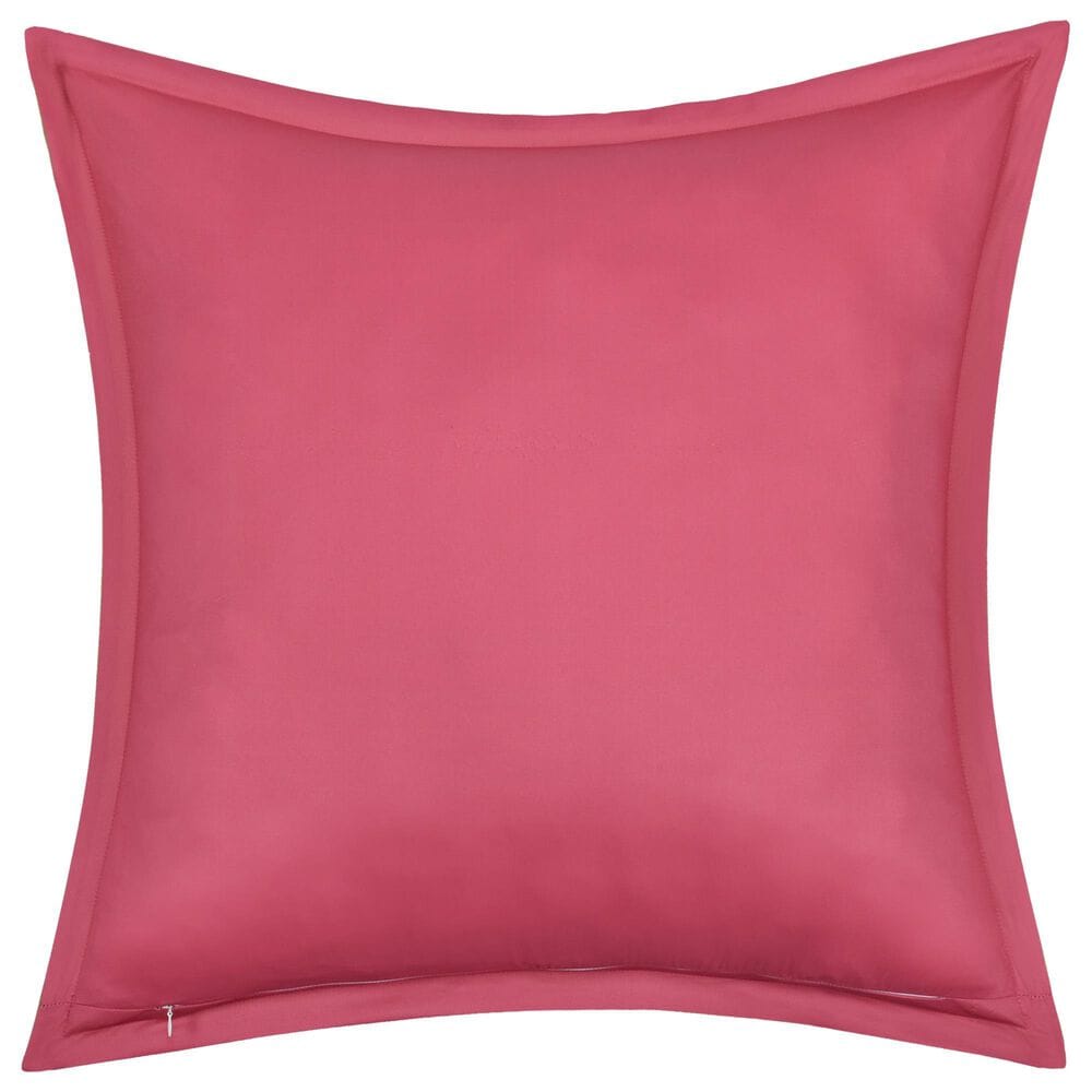 J. Queen New York Shiloh 26&quot; Square Euro Pillow Sham in Pink, Green and Orange, , large