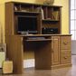Sauder Orchard Hills Computer Desk and Hutch in Carolina Oak, , large