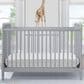 Delta Saint 4-In-1 Convertible Crib in Grey, , large