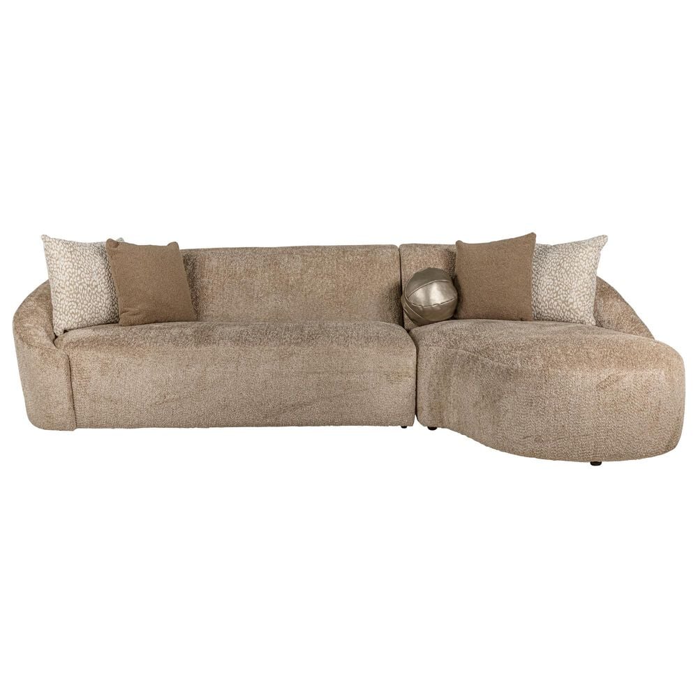 ARIA DESIGNS Monterey 2-Piece Sectional in Beige, , large