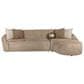 ARIA DESIGNS Monterey 2-Piece Sectional in Beige, , large