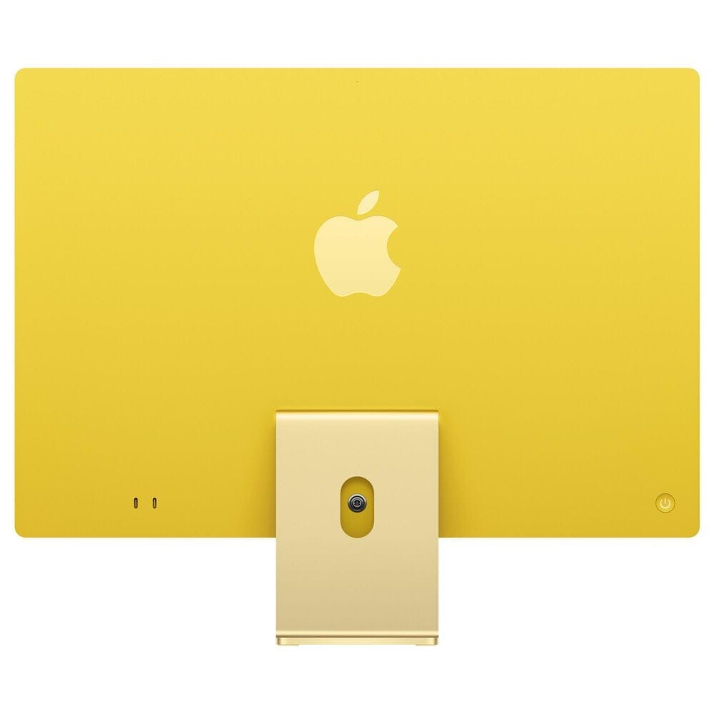 Apple 24-Inch iMac All-in-One Desktop - Apple M4 chip - 10-core CPU - 16GB RAM - 10-core GPU - 512GB SSD in Yellow with 3-Year AppleCare+, , large