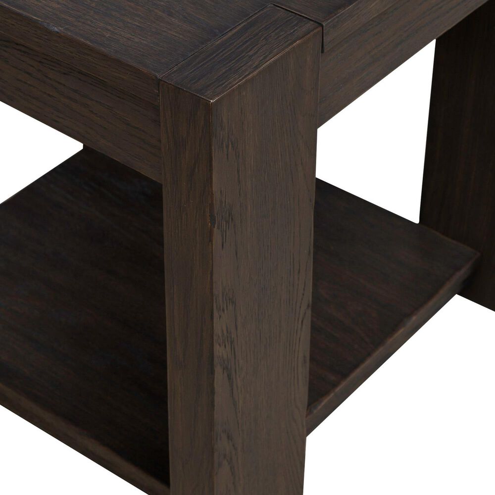 Belle Furnishings Lennox Hill Square End Table in Bark, , large