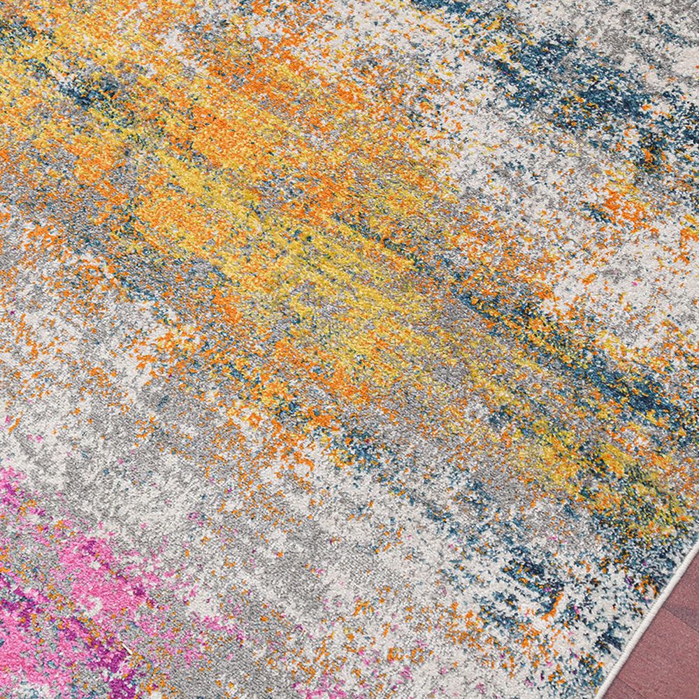 Amer Rugs Montana 3&#39;3&quot; x 5&#39; Orange and Pink Area Rug, , large