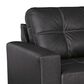 Ashley Barlin Mills Stationary Sofa and Loveseat Set in Carbon, , large