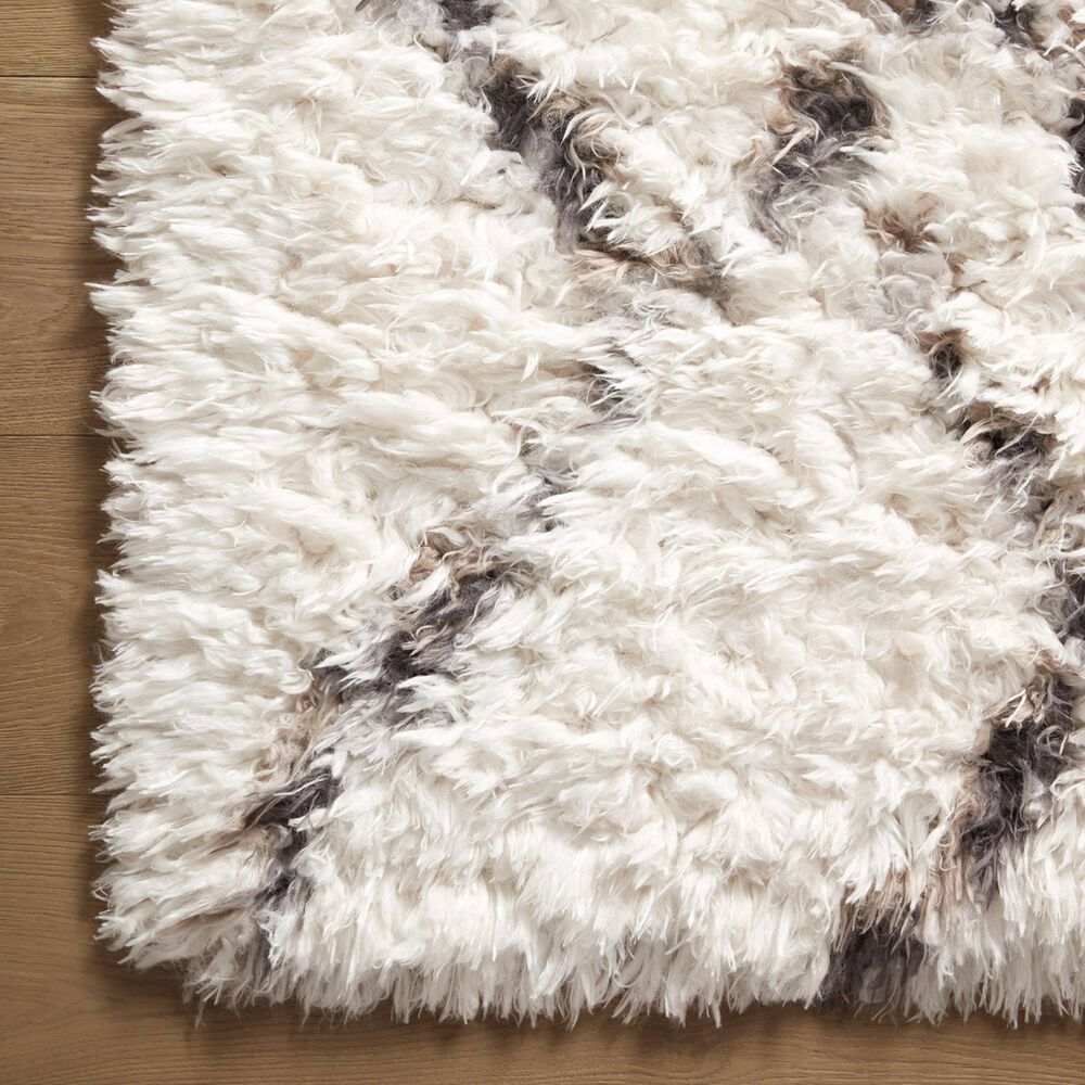 Angela Rose Amira 2&#39;7&quot; x 10&#39; Ivory and Bark Runner, , large
