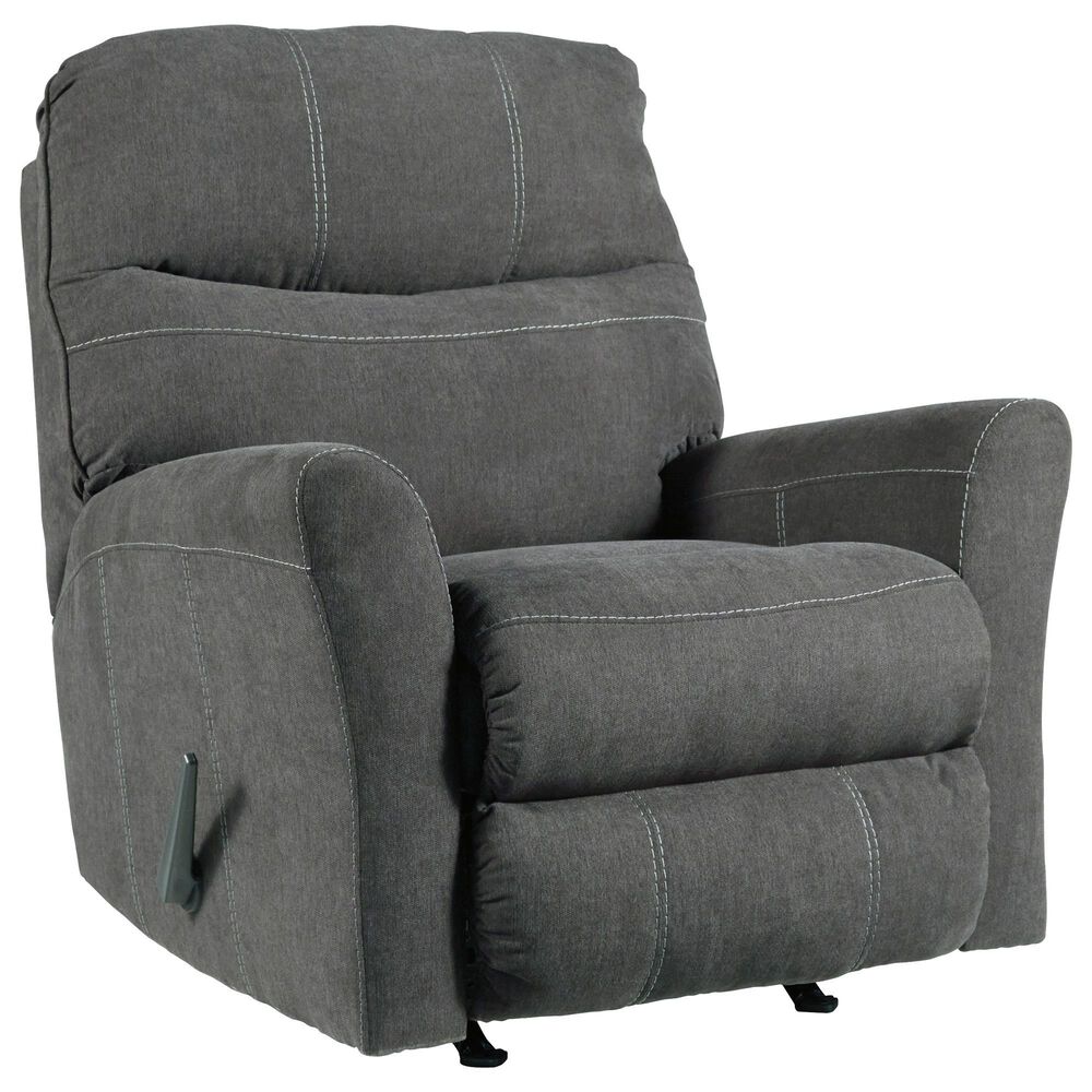 Signature Design by Ashley Maier Rocker Recliner in Charcoal, , large