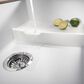 Blanco Precis 29" Cascade Super Single Kitchen Sink with Colander in White, , large