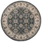 Safavieh Lyndhurst 7" Round Teal and Cream Area Rug, , large