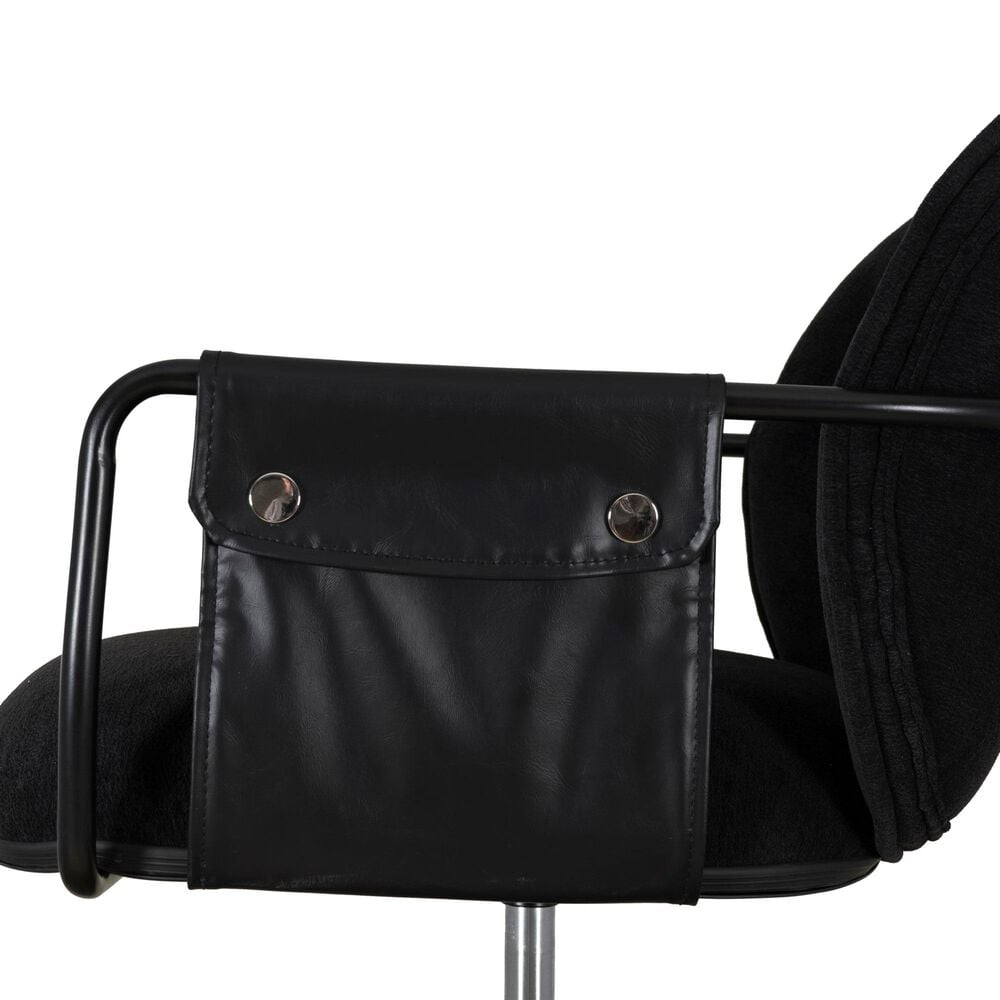 Linon Home Decor Karri Office Chair in Black, , large